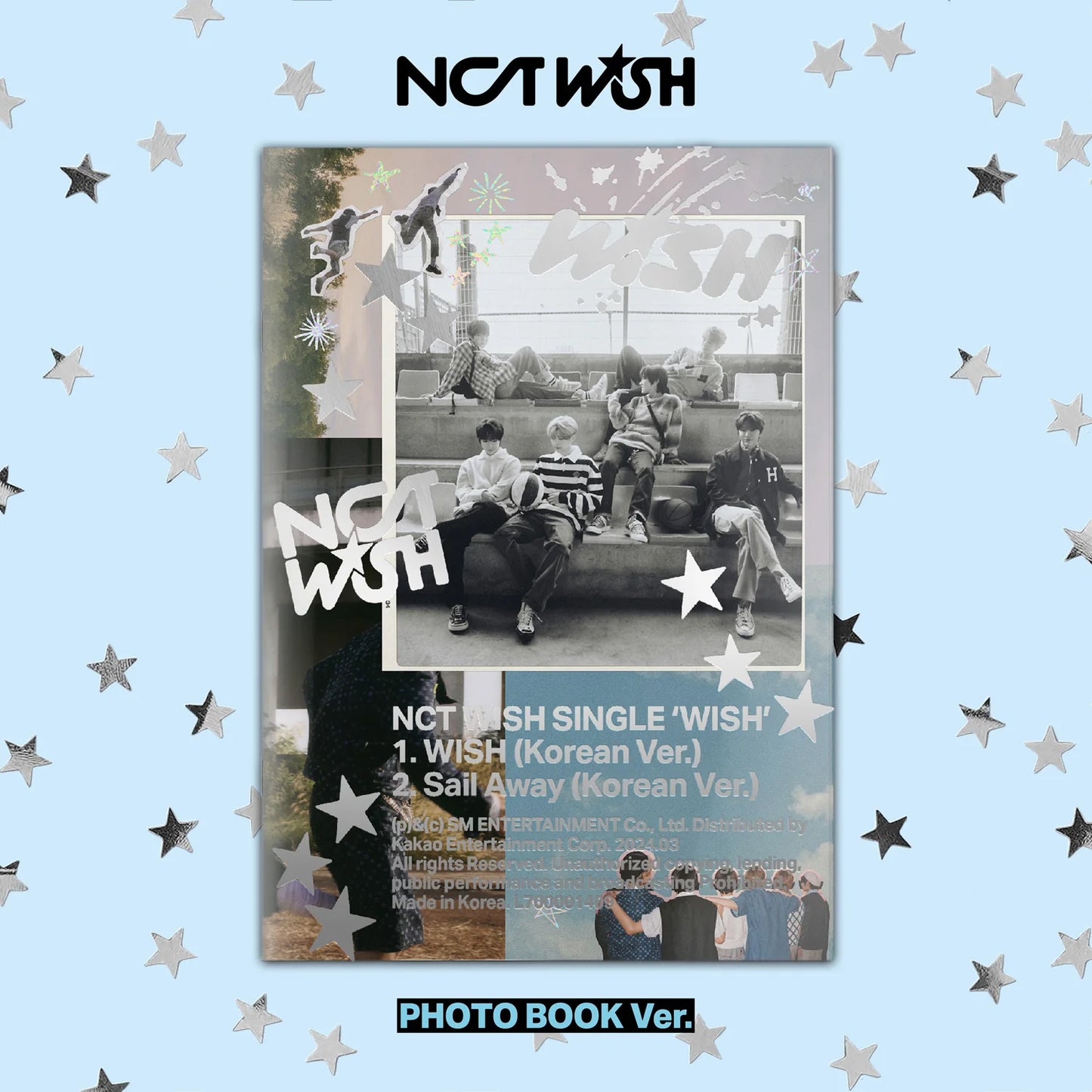 NCT WISH 1ST SINGLE ALBUM - WISH (PHOTOBOOK VER.)