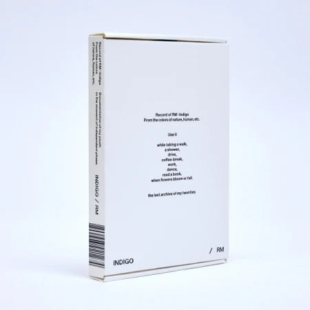 BTS RM SOLO ALBUM - INDIGO (BOOK EDITION)