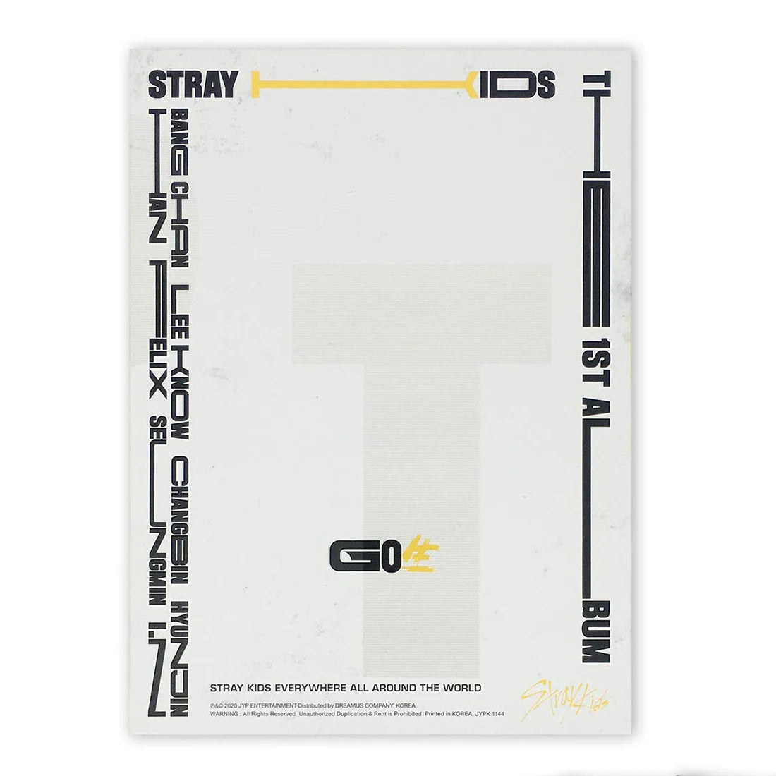 STRAY KIDS 1ST ALBUM - GO LIVE (STANDARD EDITION)