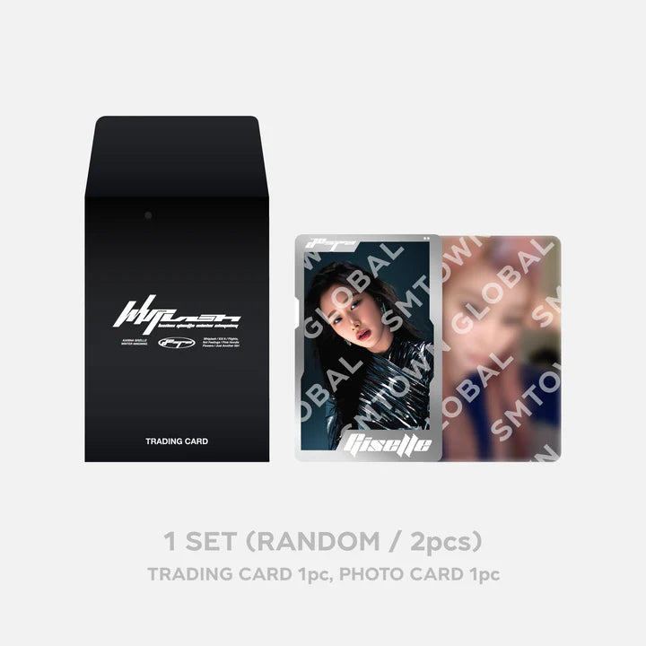 AESPA - WHIPLASH RANDOM TRADING CARD SET - aespa WEEK - #Whiplash_mood POP-UP MD