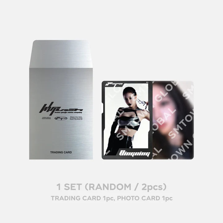 AESPA - WHIPLASH RANDOM TRADING CARD SET - aespa WEEK - #Whiplash_mood POP-UP MD