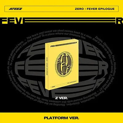 ATEEZ 1ST REPACKAGE EP ALBUM - ZERO : FEVER EPILOGUE (PLATFORM VER.) w/YES 24 POB