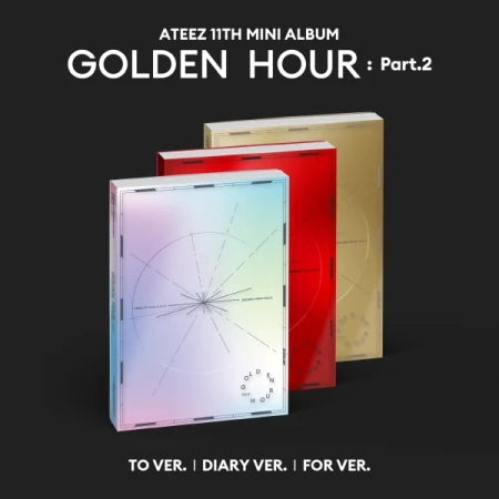 ATEEZ 11TH MINI ALBUM - GOLDEN HOUR PART 2 w/ SOUNDWAVE POB (RANDOM)