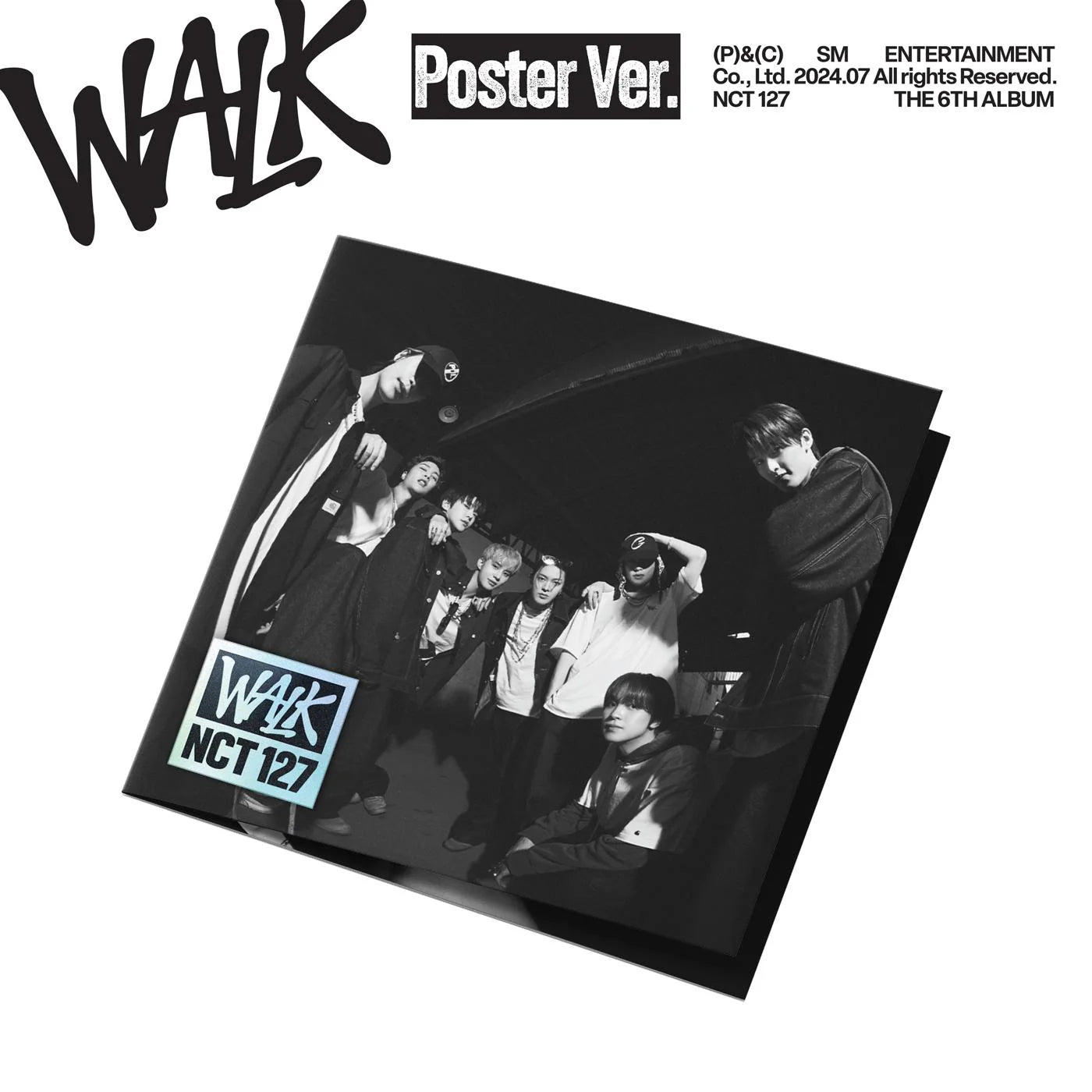 NCT 127 6TH ALBUM - WALK (POSTER VERSION)